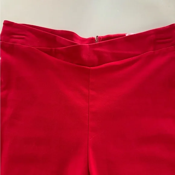 NWT Bettie Page Red Capris Peddle Pushers - Picture 1 of 7